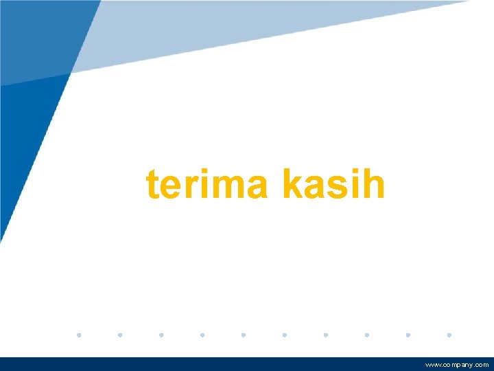 Bibliography terima kasih www. company. com 