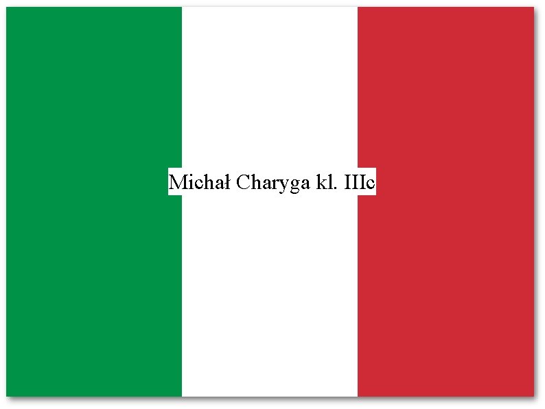 Michał Charyga kl. IIIc 