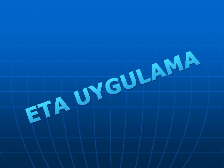 U A T E G Y A L U A M U A T E G Y A L U A M