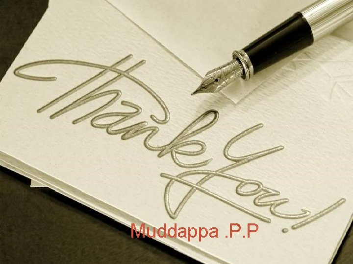 Muddappa. P. P Muddappa. P. P