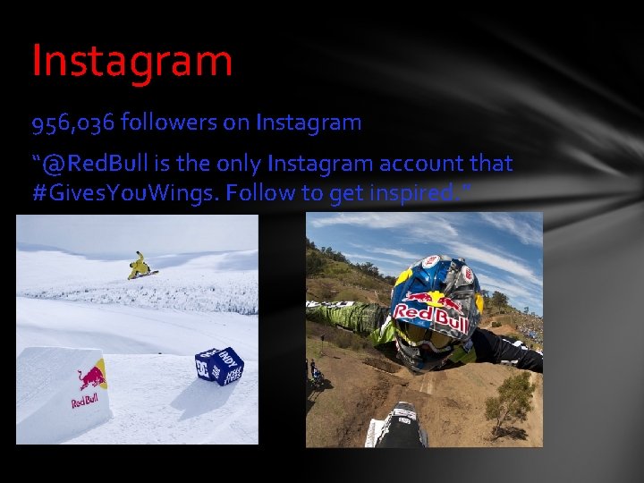 Instagram 956, 036 followers on Instagram “@Red. Bull is the only Instagram account that
