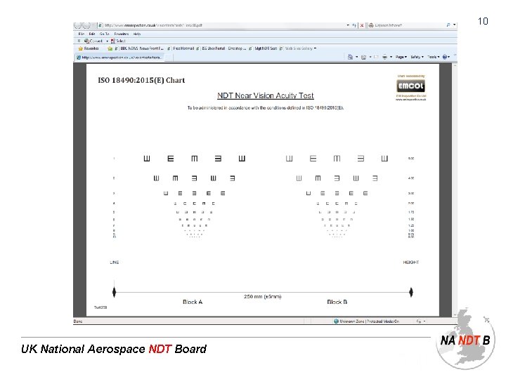 10 UK National Aerospace NDT Board 