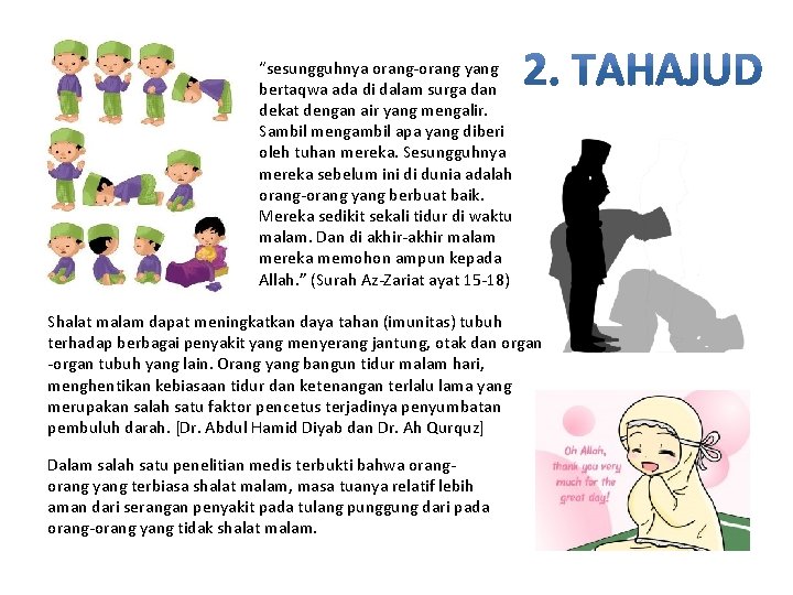 “sesungguhnya orang-orang yang bertaqwa ada di dalam surga dan dekat dengan air yang mengalir.