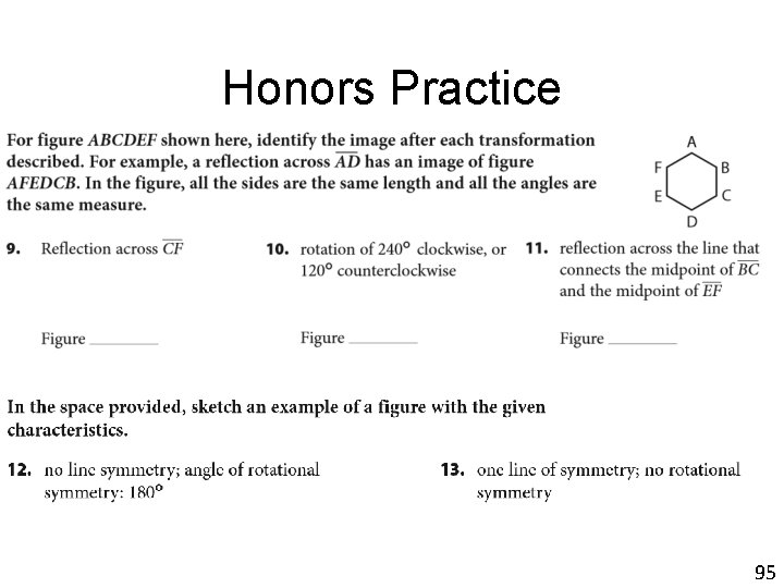Honors Practice 95 