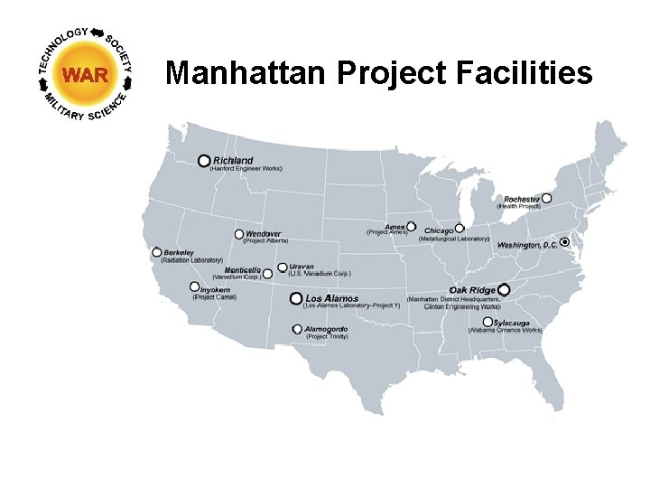 Manhattan Project Facilities 