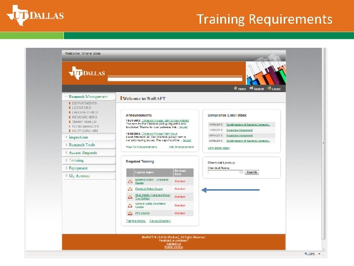 Training Requirements 