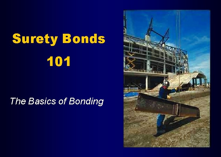 Surety Bonds 101 The Basics of Bonding 