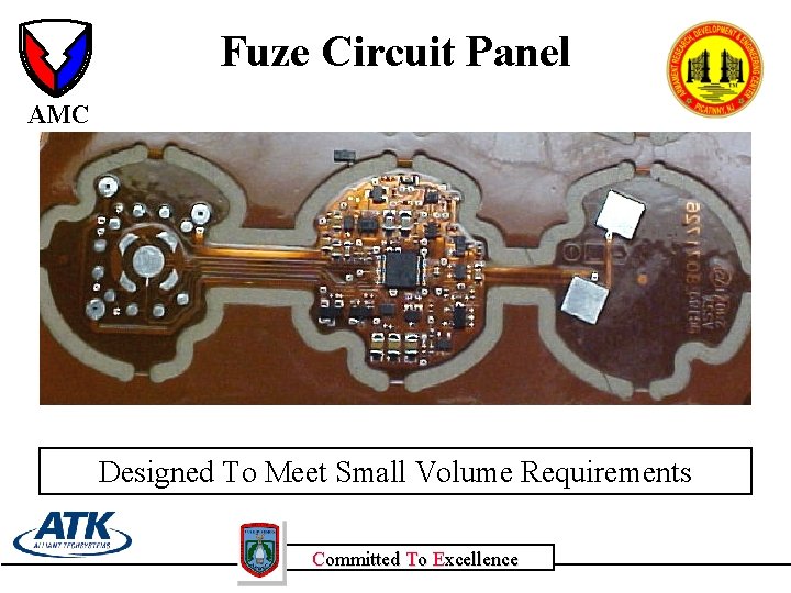 Fuze Circuit Panel AMC Designed To Meet Small Volume Requirements Committed To Excellence 