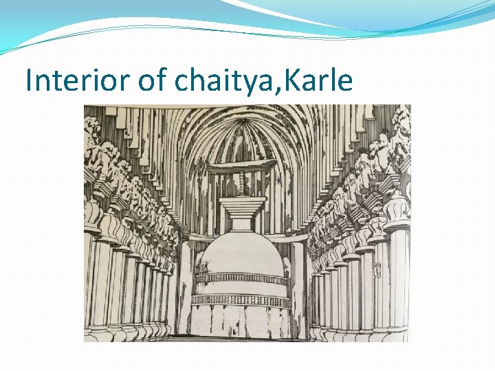 Interior of chaitya, Karle 