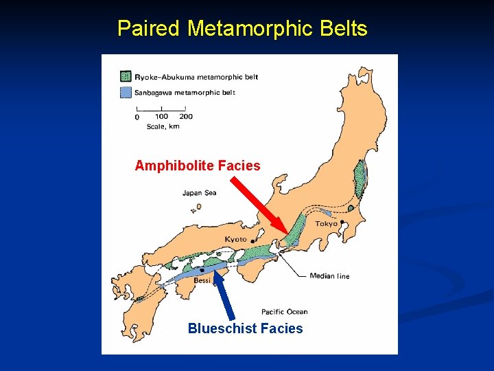 Paired Metamorphic Belts Amphibolite Facies Blueschist Facies 