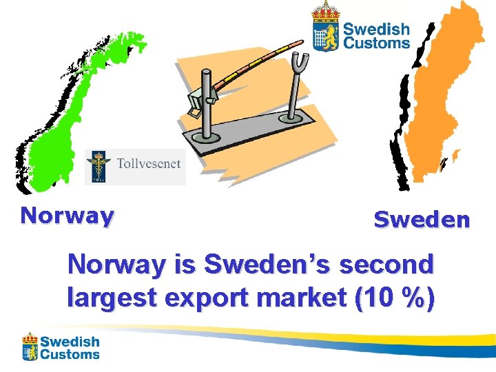 Norway Sweden Norway is Sweden’s second largest export market (10 %) 