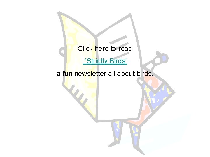 Click here to read ‘Strictly Birds’ a fun newsletter all about birds. 