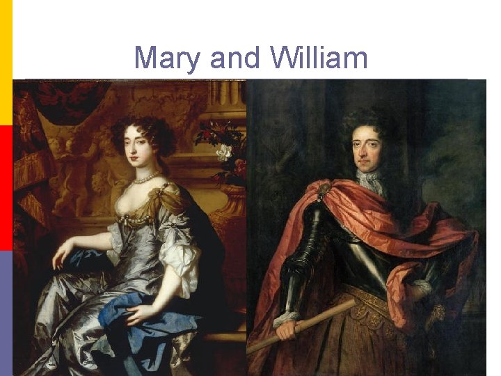 Mary and William 