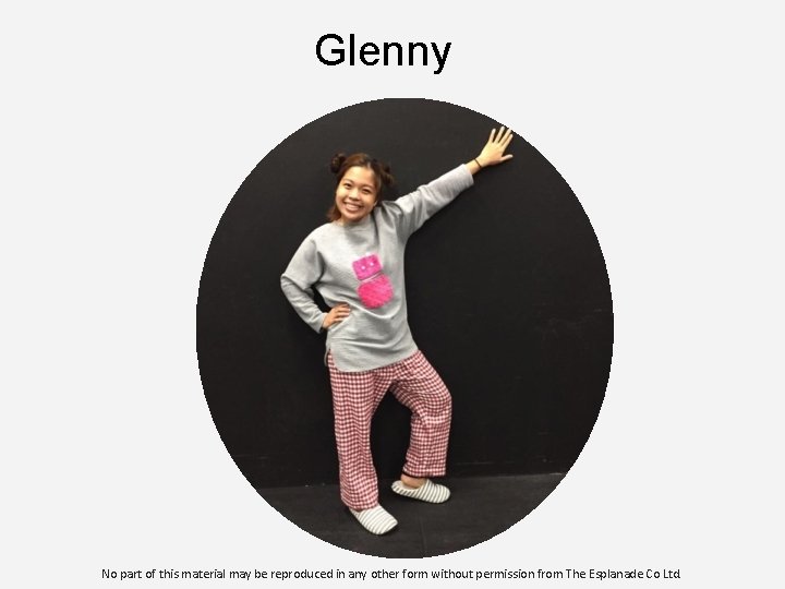 Glenny No part of this material may be reproduced in any other form without