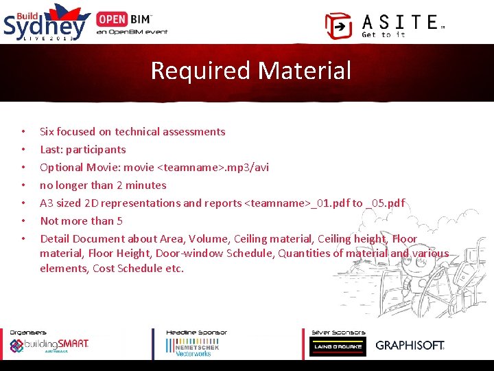 Required Material • • Six focused on technical assessments Last: participants Optional Movie: movie