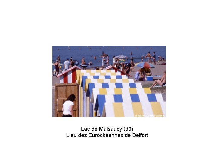 Lac de Malsaucy (90) Lieu des Eurockéennes de Belfort 