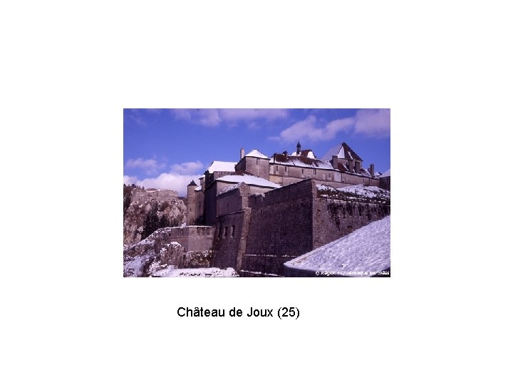 Château de Joux (25) 