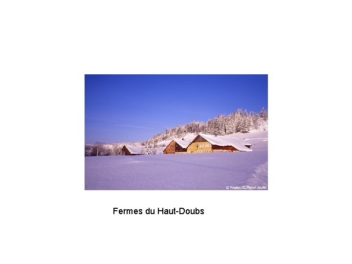 Fermes du Haut-Doubs 