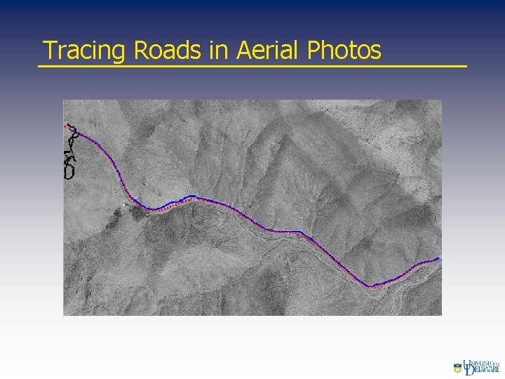 Tracing Roads in Aerial Photos 