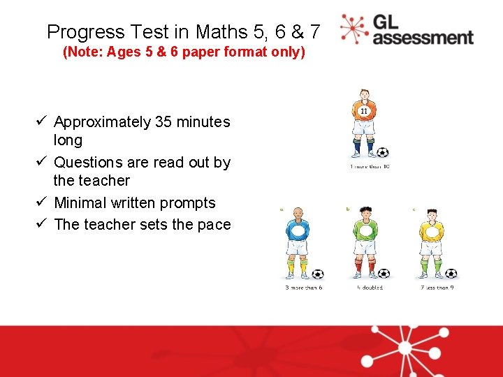 Progress Test in Maths 5, 6 & 7 (Note: Ages 5 & 6 paper