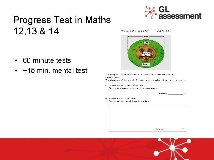 Progress Test in Maths 12, 13 & 14 • 60 minute tests • +15