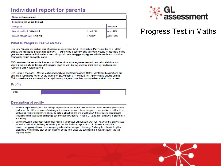 Progress Test in Maths 