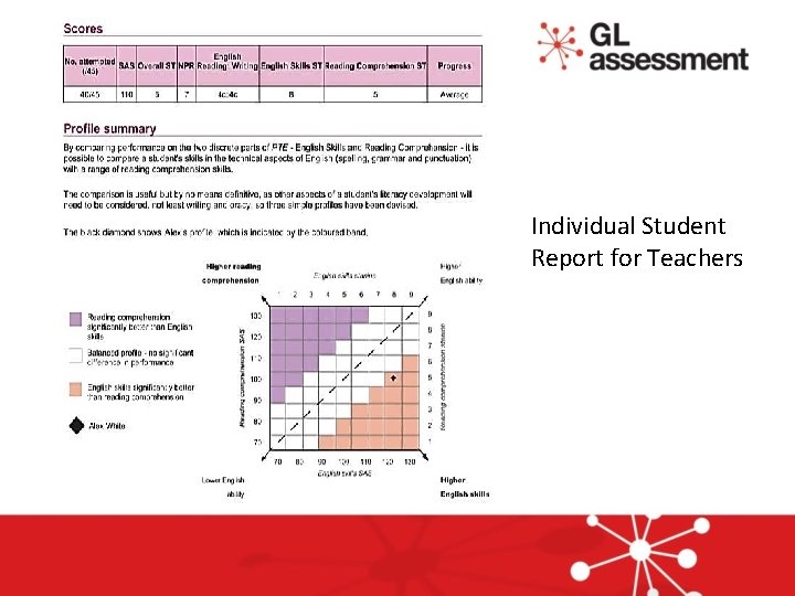 Individual Student Report for Teachers 