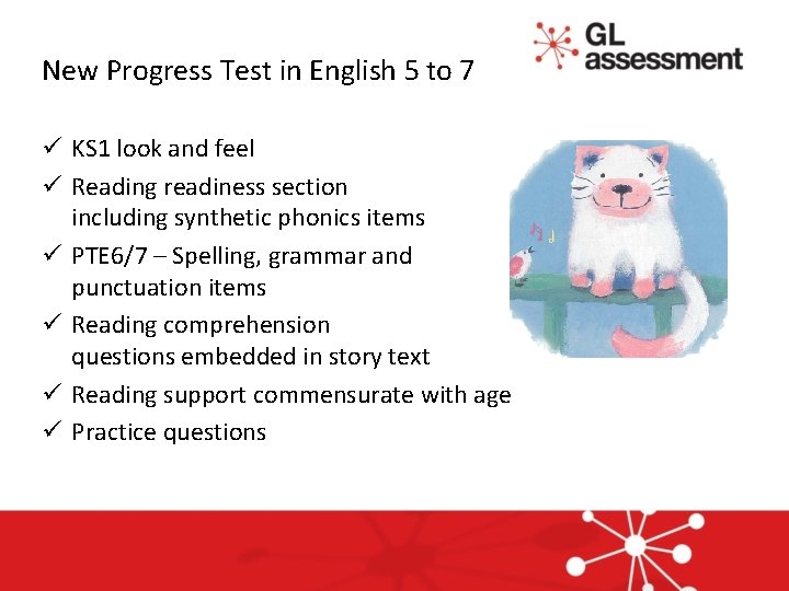 New Progress Test in English 5 to 7 ü KS 1 look and feel