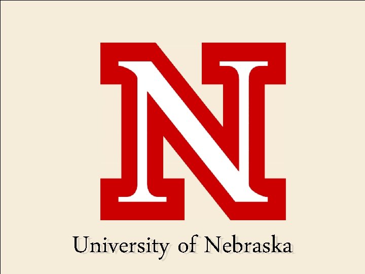 University of Nebraska 