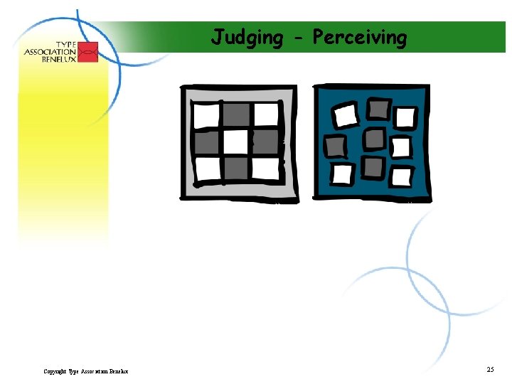 Judging - Perceiving Copyright Type Association Benelux 25 