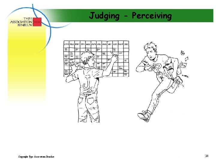 Judging - Perceiving Copyright Type Association Benelux 28 