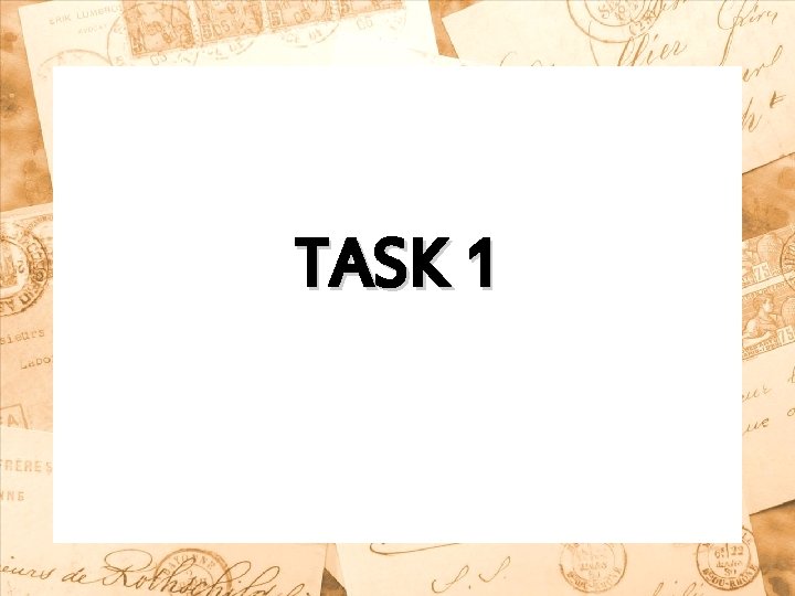 TASK 1 