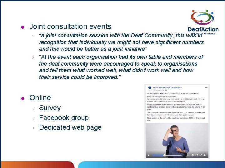 l Joint consultation events › › l “a joint consultation session with the Deaf