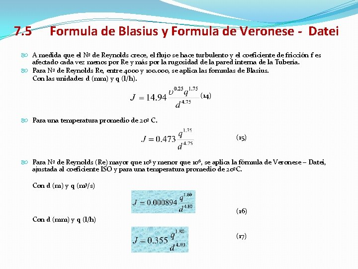 7. 5 Formula de Blasius y Formula de Veronese - Datei A medida que