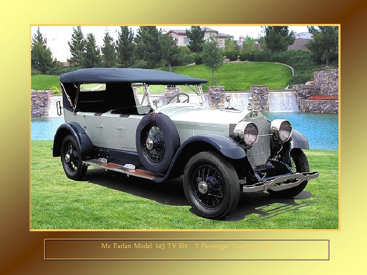 Mc Farlan Model 145 TV Six 7 Passenger Touring 1926 