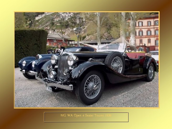 MG WA Open 4 Seater Tourer 1939 