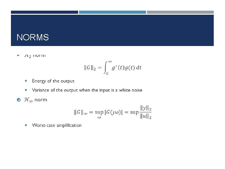 NORMS 