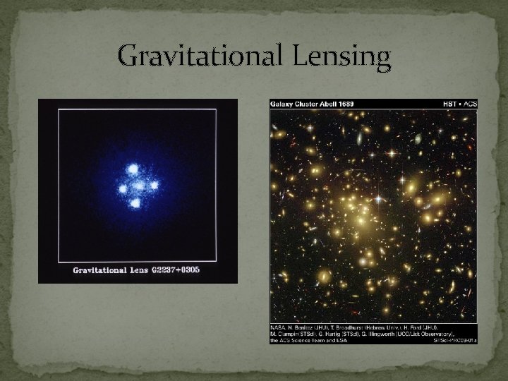 Gravitational Lensing 
