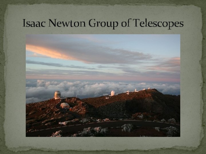 Isaac Newton Group of Telescopes 