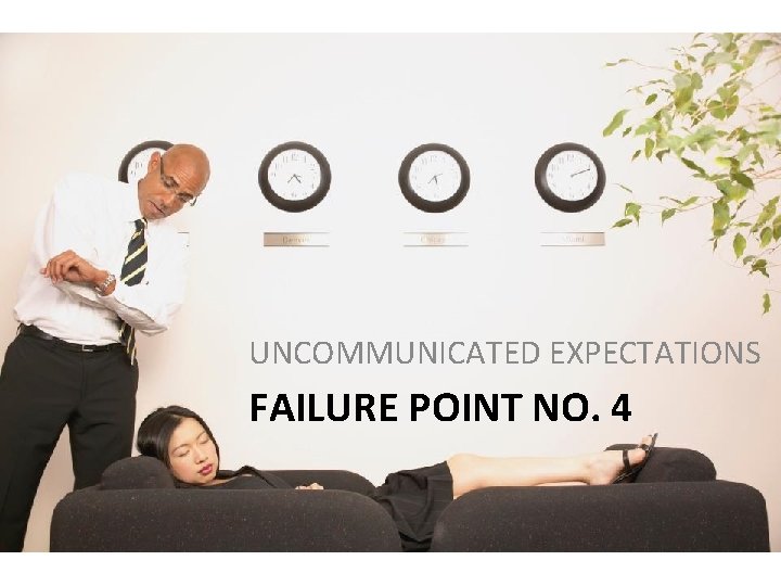 UNCOMMUNICATED EXPECTATIONS FAILURE POINT NO. 4 