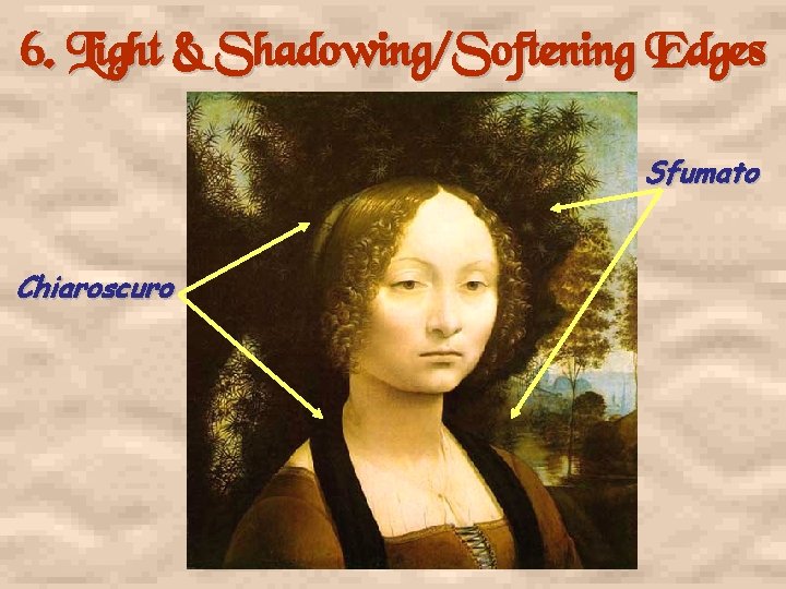 6. Light & Shadowing/Softening Edges Sfumato Chiaroscuro 