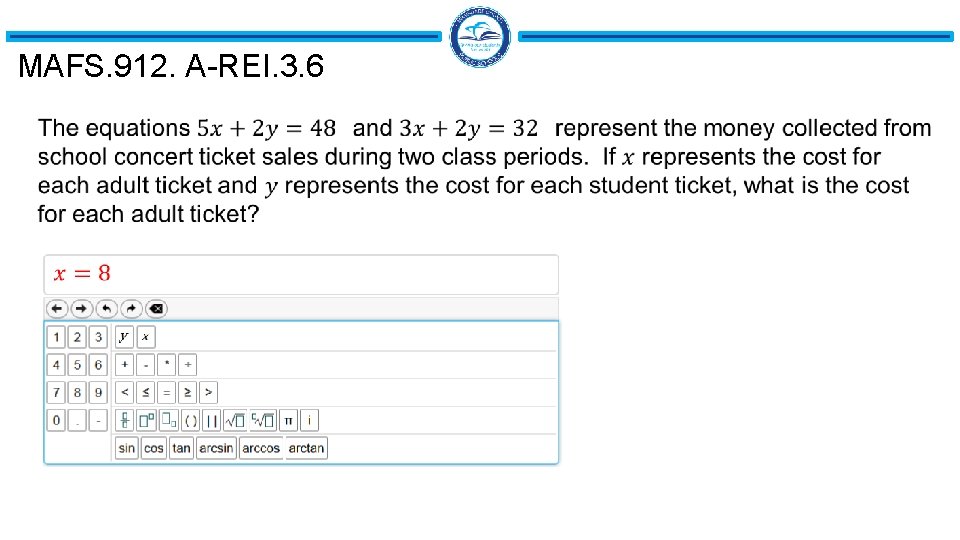 MAFS. 912. A-REI. 3. 6 