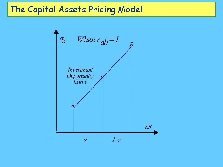 The Capital Assets Pricing Model 