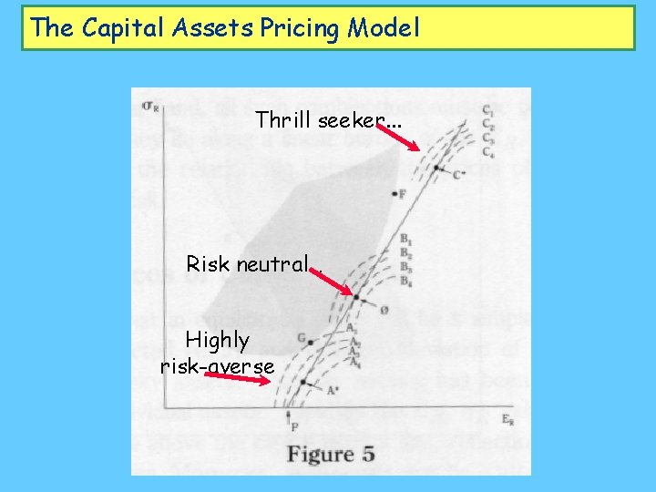 The Capital Assets Pricing Model Thrill seeker. . . Risk neutral… Highly risk-averse 