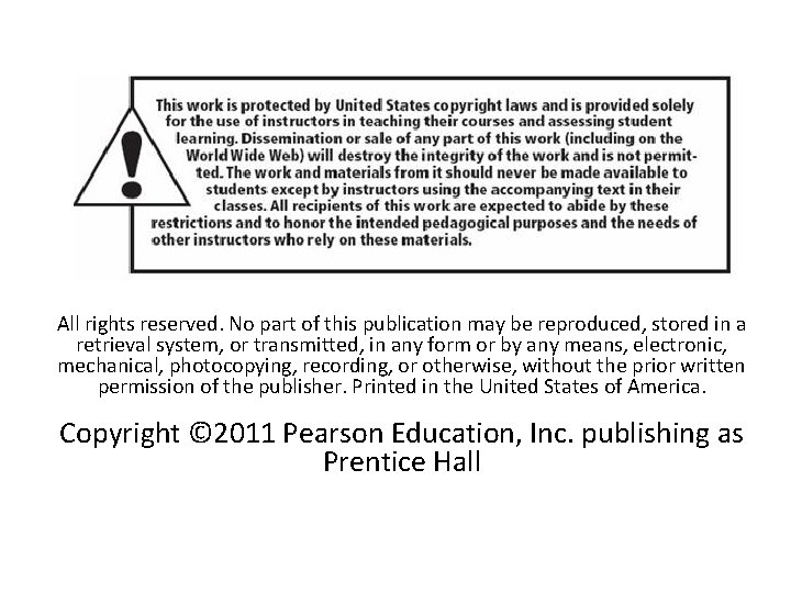 All rights reserved. No part of this publication may be reproduced, stored in a