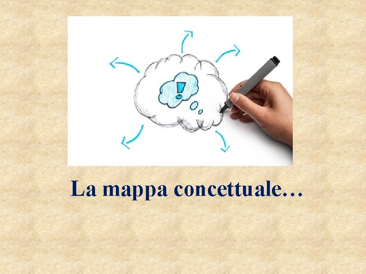  La mappa concettuale… 