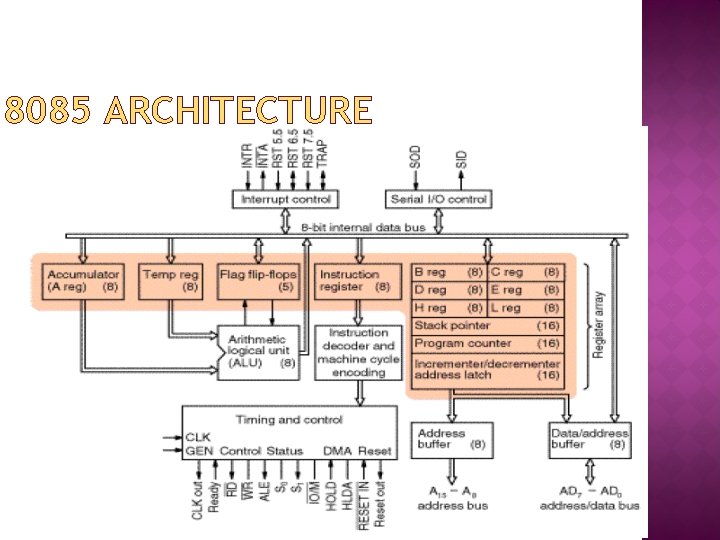 8085 ARCHITECTURE 