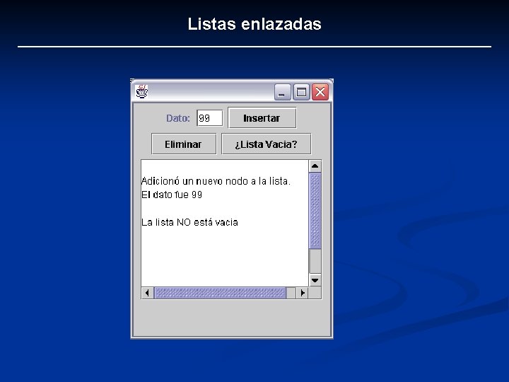 Listas enlazadas 