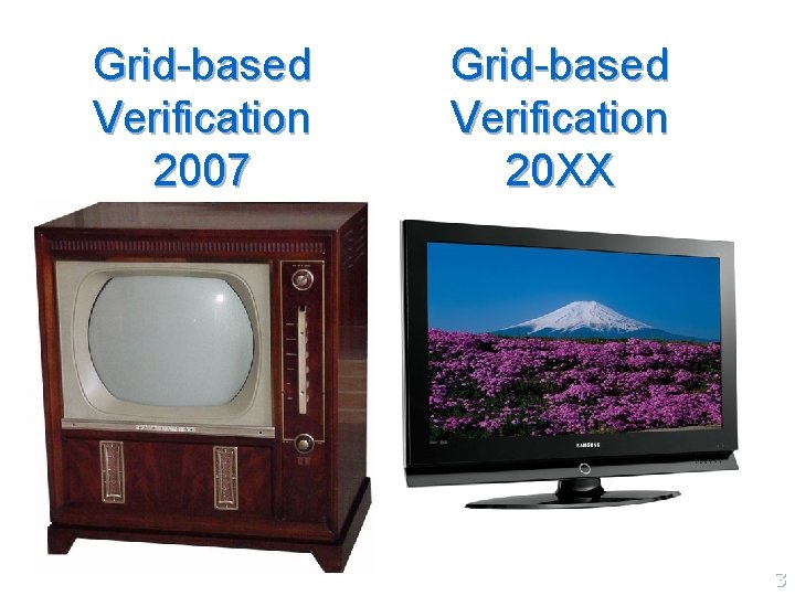 Grid-based Verification 2007 Grid-based Verification 20 XX 3 