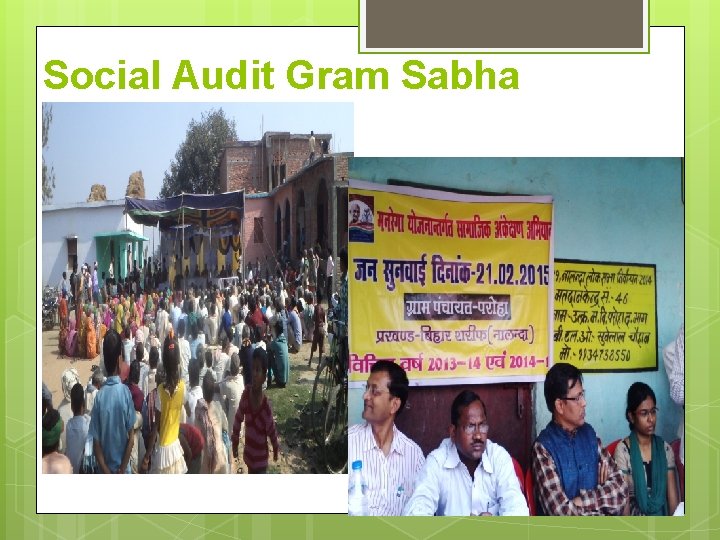 Social Audit Gram Sabha 